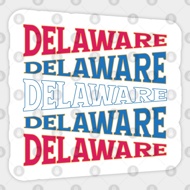 NATIONAL TEXT ART DELAWARE Sticker by LAVA-ROMA-NOVA